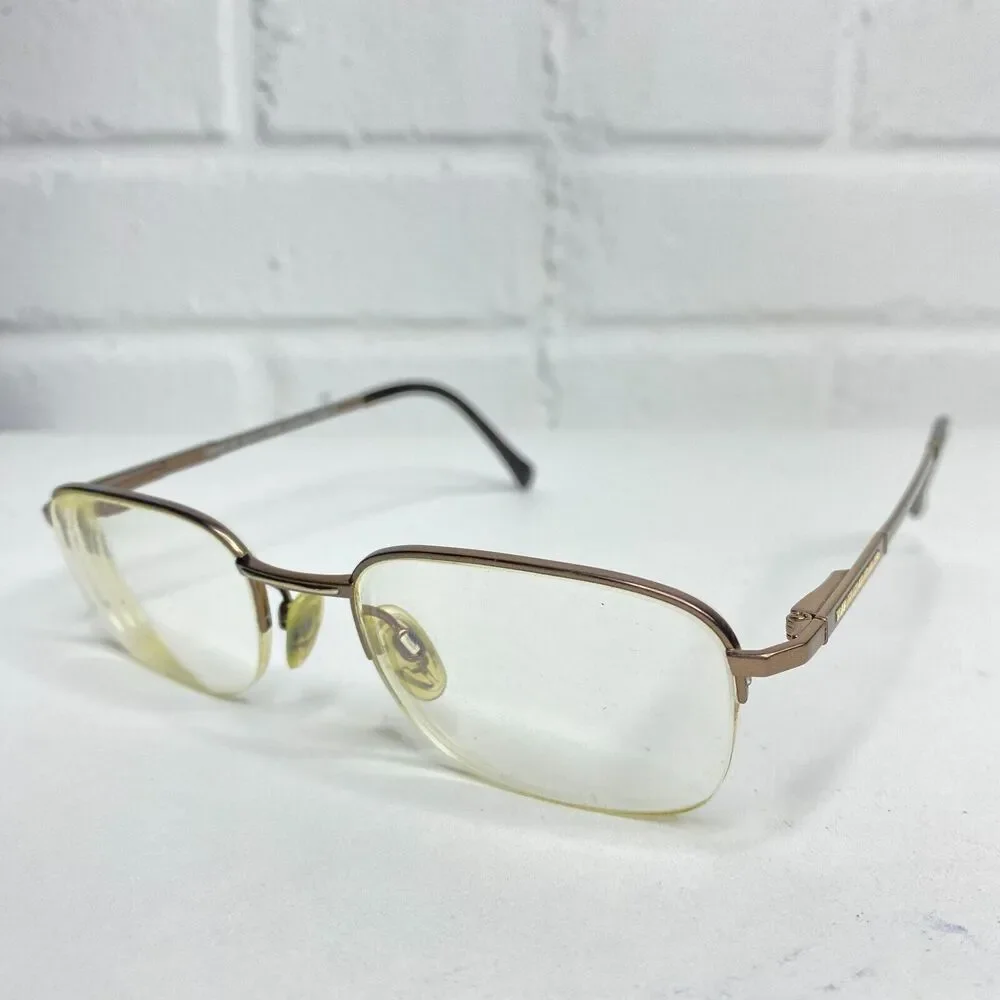 Charmant Pure Titanium EU7727 VO Brown Eyeglasses Frame‎ 53-21-140mm H2033
